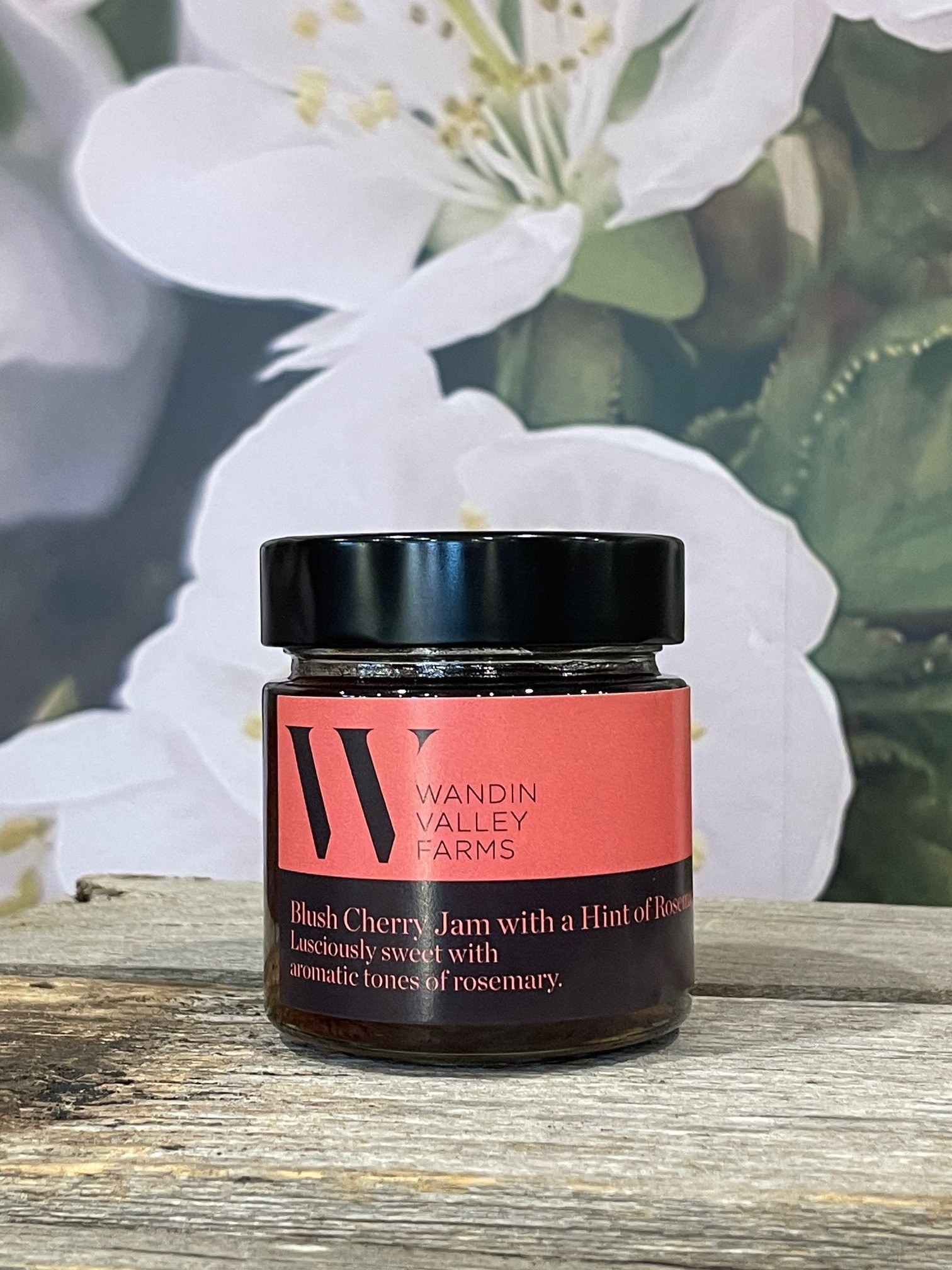 Blush Cherry jam with Rosemary